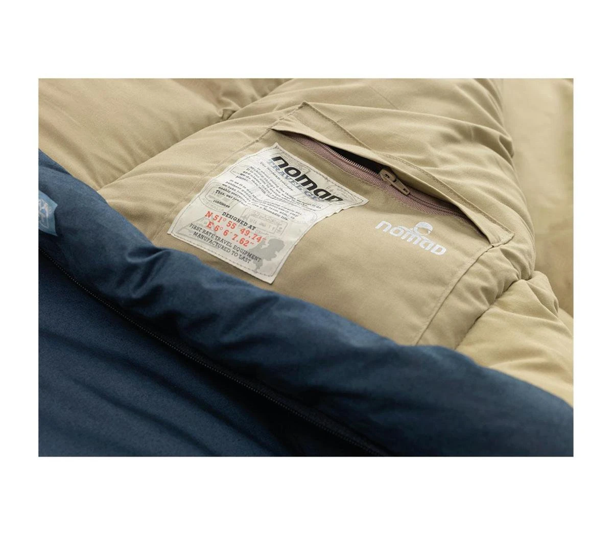 NOMAD® Blazer Classic '78 Slaapzak - Dekenmodel - Max Lichaamslengte 195 Cm 9 NOMAD® Blazer Classic '78 Slaapzak - Dekenmodel - Max Lichaamslengte 195 Cm - Afbeelding 9