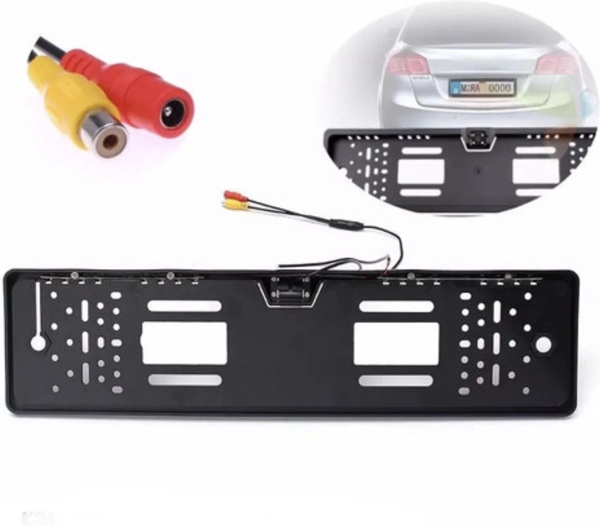 Draadloos Achteruitrijcamera 170 Graden Kijkhoek/Parkeerhulp/LED/Nachtzicht + Kentekenplaat Houder + Draadloos Module 12 Draadloos Achteruitrijcamera 170 Graden Kijkhoek/Parkeerhulp/LED/Nachtzicht + Kentekenplaat Houder + Draadloos Module - Afbeelding 12