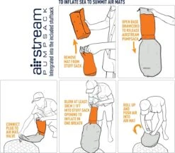 Sea To Summit UltraLight Insulated Regular Opblaasbare Slaapmat - 5cm - 480g - Oranje -Campingwinkels 1200x1053 3