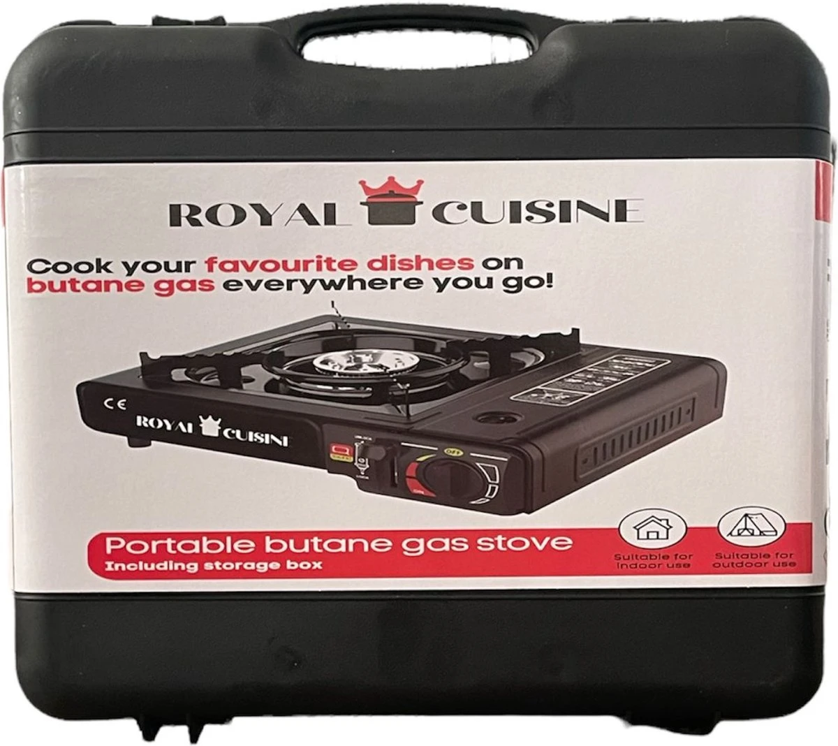 Draagbaar Camping Kookstel 1-Pits - Kooktoestel Kampeer Kookstel - Gasstel Gasfornuis Gaspit - Gas Kookplaat 1 Draagbaar Camping Kookstel 1-Pits - Kooktoestel Kampeer Kookstel - Gasstel Gasfornuis Gaspit - Gas Kookplaat