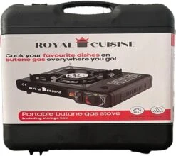 Campingman Draagbaar Gasfornuis - Campingkooktoestel - 1-Pits - Met Koffer -Campingwinkels 1200x1068 4
