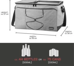 Bomoe Opvouwbare Koeltas IceBreezer KT53 - Koelbox Voor Onderweg - 53x37x32 Cm - 52 Liter - Picknicktas Perfect Voor Barbecues Of Festivals -Campingwinkels 1200x1073 4