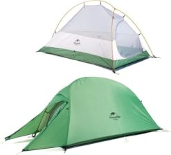 Cloud Up 1 Upgraded - Naturehike® - 1 Persoons Tent - Lichtgewicht Tent - Incl. Grondzeil - 210T 3000mm - Outdoor - Waterdicht - Hiking & Wandelen -Campingwinkels 1200x1088