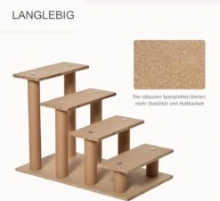 PawHut Huisdierentrap Hondentrap Met 4 Treden Kattentrap Met Afneembare Pluchen Hoes D06-091 16 PawHut Huisdierentrap Hondentrap Met 4 Treden Kattentrap Met Afneembare Pluchen Hoes D06-091 -Campingwinkels 1200x1094 4