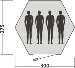 Easy Camp Tent Bolide 400 - Rood - 4 Persoons -Campingwinkels 1200x1098