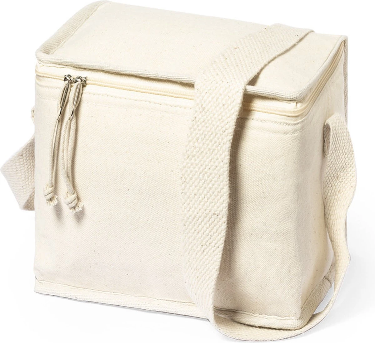 Merkloos Koeltas - Lunchtas - Koeltasje Lunch - Koelelementen - Isolatie - Volwassenen - Dames - Heren - 17 X 22 Cm - Katoen - Gebroken Wit 2 Merkloos Koeltas - Lunchtas - Koeltasje Lunch - Koelelementen - Isolatie - Volwassenen - Dames - Heren - 17 X 22 Cm - Katoen - Gebroken Wit - Image 2
