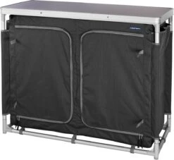 Campart Campingkeuken KI-0734 - Campingkast Groot - 4 Verstelbare Poten - Opvouwbaar En Lichtgewicht - Inclusief Opbergtas - Grijs -Campingwinkels 1200x1105 3