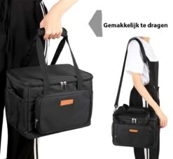 Lunchtas - Koeltas Voor Dames En Heren - Cool Bag - 4 Laags Geïsoleerde Koeltas - Kleine Cooler - Lunch Box - Lunchtas 15 Liter- Zwart 13 Lunchtas - Koeltas Voor Dames En Heren - Cool Bag - 4 Laags Geïsoleerde Koeltas - Kleine Cooler - Lunch Box - Lunchtas 15 Liter- Zwart -Campingwinkels 1200x1107 6