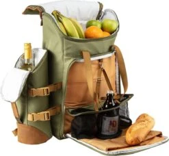Cabinmax Koeltas - Koelrugzak - Picknick - Picknicktas Met Flessenhouder - Koelrugtas 24L - Olive Green 15 Cabinmax Koeltas - Koelrugzak - Picknick - Picknicktas Met Flessenhouder - Koelrugtas 24L - Olive Green -Campingwinkels 1200x1110 2