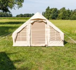Opblaasbare Vier Persoons Tent Beige 300x200x210 Cm -Campingwinkels 1200x1111 17