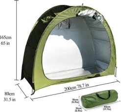 Merkloos Fietstent, Beschermhoes Fietsenschuur, Tent Voor Camping In De Open Lucht-groen 200*80*165CM 17 Merkloos Fietstent, Beschermhoes Fietsenschuur, Tent Voor Camping In De Open Lucht-groen 200*80*165CM -Campingwinkels 1200x1118 6