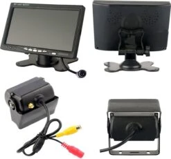 Strex Achteruitrijcamera Set Bedraad - 7" Scherm - 18LED Nachtzicht 15m - IP67 Waterdicht - Achteruitrij Camera -Campingwinkels 1200x1119 5