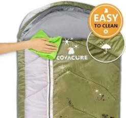 COVACURE 1.5/0.8kg Slaapzak, 3 Seizoenen Ultra Warm & Lichtgewicht Slaapzak Voor Volwassenen, Envelop Compacte Outdoor Slaapzakken Met Draagbare Compressie Tas Voor Camping, Rugzakken, Wandelen... -Campingwinkels 1200x1120 3