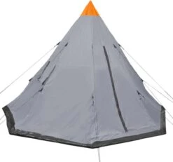 VidaXL Tent 4-persoons Grijs -Campingwinkels 1200x1123 2