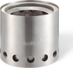 Solo Stove Lite Draagbare Kooktoestel. Geen Vloeibare Brandstof Nodig. Krachtige Efficiënte Houtverbranding En Weinig Rook. Voor 1-2 Personen, 304 Roestvrijstaal, Compact ⌀ 10,8 Cm, Hoogte 14,5 Cm, 255g. -Campingwinkels 1200x1126 1