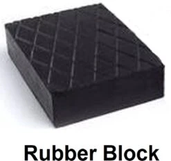 Rubberen Blok- Camper Levellers- Rubber Block Gummiklotz Gummiklötze Gummiauflage Gummiteller Hebebühne Grube 160x120x80 Mm Zwart Voor Autokrik, Trolleykrik En Pitjack