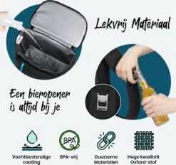Sunflake Koelrugzak - Lunchtas - Koeltas Backpack Voor Dames & Heren - Zwart 14 Sunflake Koelrugzak - Lunchtas - Koeltas Backpack Voor Dames & Heren - Zwart -Campingwinkels 1200x1127 2
