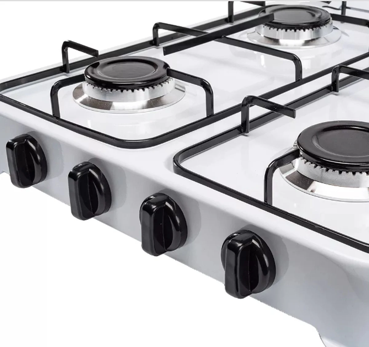 SMH LINE® Gas Kooktoestel 4 Pits - Camping Kooktoestel - Gaskomfoor - Incl. Gasslang Set 4 SMH LINE® Gas Kooktoestel 4 Pits - Camping Kooktoestel - Gaskomfoor - Incl. Gasslang Set - Afbeelding 4