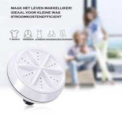 Merkloos Mini Wasmachine - 1 Stand - 1kg Wascapaciteit - Vernieuwde Chipset -Campingwinkels 1200x1130