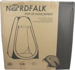 NordFalk Douchetent Pop-up 190 Cm - Camping Douche - Omkleedtent - Incl. Tentharingen En Draagtas - Groen -Campingwinkels 1200x1132 4