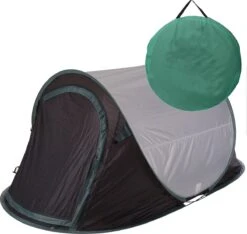 JEMIDI Tweepersoons Pop-up Tent - Opgooitent, Werptent Voor 2 Personen - Ideaal Als Festivaltent Of Kampeertent - Verschillende Kleuren -Campingwinkels 1200x1139 2