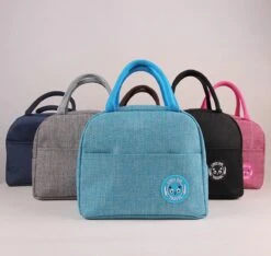 Koeltas - Lunchtas - Volwassenen En Kinderen - Compact & Handig: Zomer - Picknick -School - Lunch - Werk - Klassiek Roze -Campingwinkels 1200x1139 5