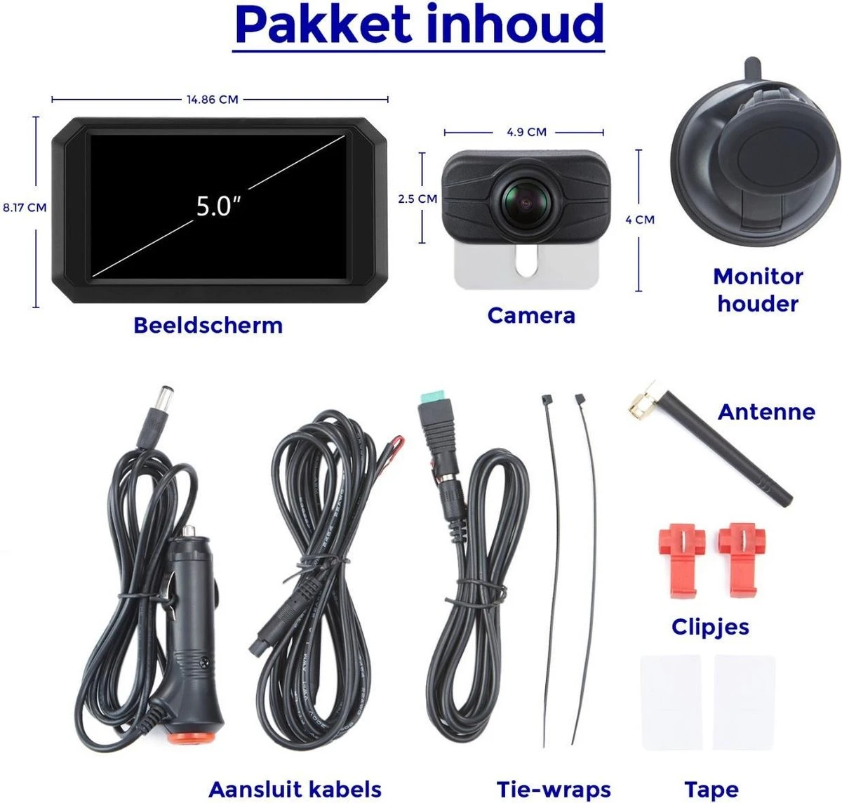 Nince ARC1 Draadloze Achteruitrijcamera Draadloos 2022 Model - 5 Inch Digitale Achteruit Rijcamera Met IR Nachtzicht - 2 Kanaals 11 Nince ARC1 Draadloze Achteruitrijcamera Draadloos 2022 Model - 5 Inch Digitale Achteruit Rijcamera Met IR Nachtzicht - 2 Kanaals - Afbeelding 11