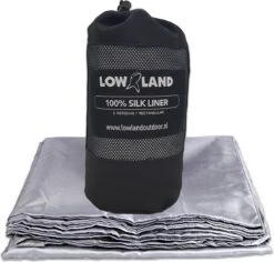 LOWLAND OUTDOOR® Lakenzak - 100% Zijde - 2 Persoons - 220x160cm - 255 Gram -Campingwinkels 1200x1148 1