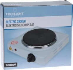 Kookplaat Basic Ø 16 Cm Elektrisch Wit Enkel Pits 1000W 5-standen 22 X 22 X 7 Cm -Campingwinkels 1200x1148 2