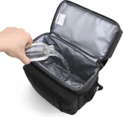 Koeltas Rugzak (28L) - Geschikt Voor 16 Blikjes - Lunchtas Voor Dames En Heren - Zwart -Campingwinkels 1200x1148 7