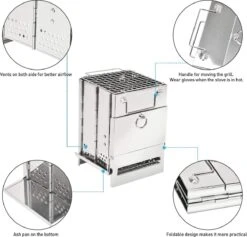 House Of Husk Draagbaar Houtkachel Voor Kamperen - Klein Camping Oven - Kampeer Kachel - Camping Kooktoestel - Camping Accessoires 12 House Of Husk Draagbaar Houtkachel Voor Kamperen - Klein Camping Oven - Kampeer Kachel - Camping Kooktoestel - Camping Accessoires -Campingwinkels 1200x1149 3