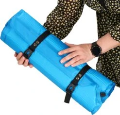 Springos Slaapmat | Zelfopblazend | 186 Cm | Inclusief Hoes & Hoofdkussen | Lichtblauw -Campingwinkels 1200x1149 5