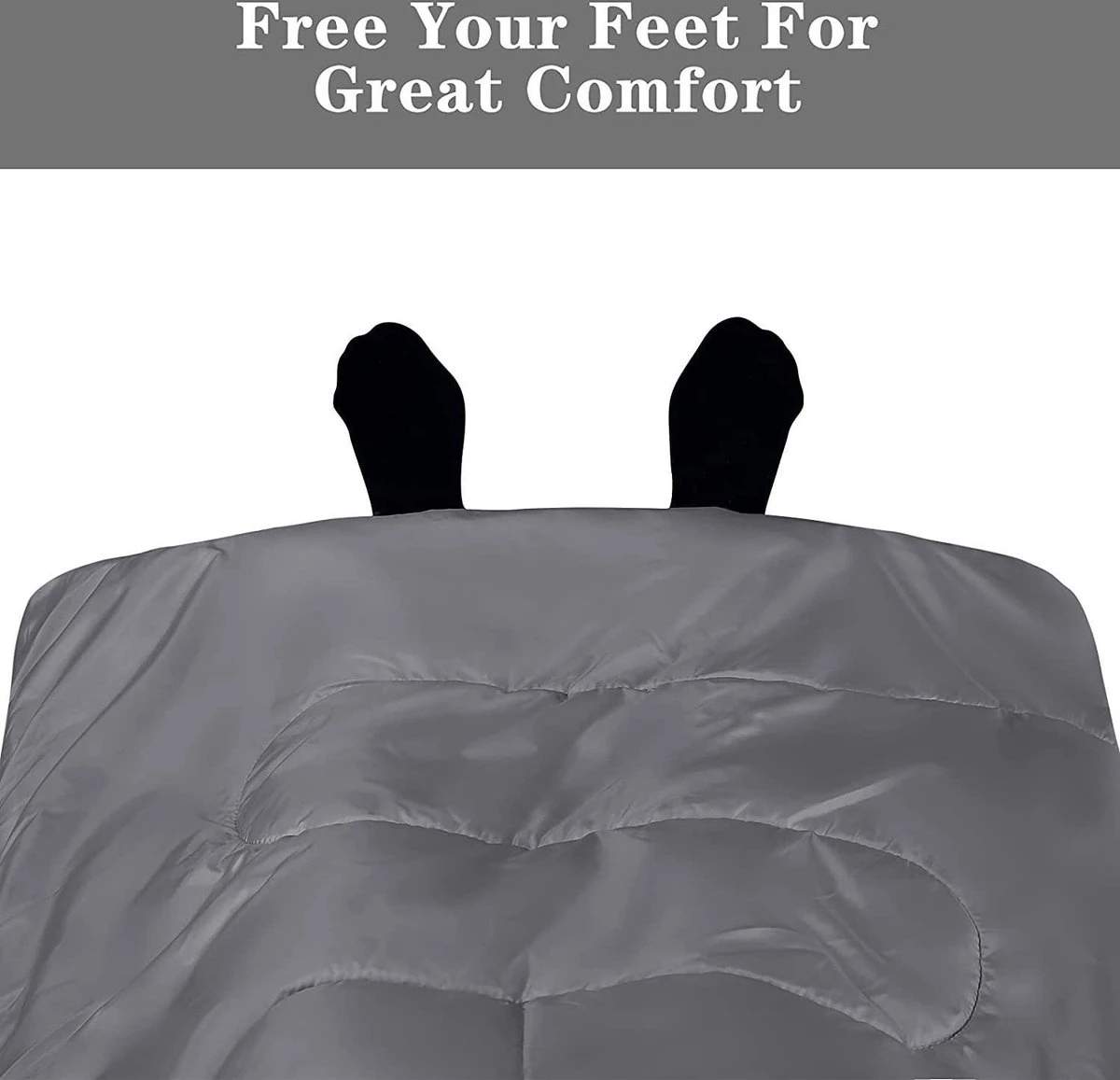 Meisterhome® Mummy Slaapzak - Kamperen - Antraciet - Ca. 220 X 75 Cm - Incl. Draagtas 5 Meisterhome® Mummy Slaapzak - Kamperen - Antraciet - Ca. 220 X 75 Cm - Incl. Draagtas - Image 5