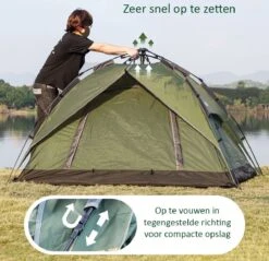 Sens Design Pop Up Tent - Tent - 2-3 Personen 10 Sens Design Pop Up Tent - Tent - 2-3 Personen -Campingwinkels 1200x1161 3