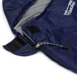 Where Tomorrow Outdoor Slaapzak | Klein En Zacht | 220 X 80 Cm X 50 Cm, Inclusief Opbergzak |ingepakt 26 X 14 Cm | 700g | Marineblauw -Campingwinkels 1200x1163