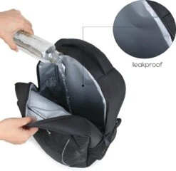 Koelrugtas - 23L - Wandelrugzak - Dagrugzak - Outdoor Rugzak - Dames & Heren - Zwart -Campingwinkels 1200x1168 14