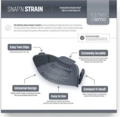 SensaHome- Siliconen Vergiet - Keuken Afgietdeksel - Afgiethulp - Siliconen - BPA Vrij - Grijs 39 SensaHome- Siliconen Vergiet - Keuken Afgietdeksel - Afgiethulp - Siliconen - BPA Vrij - Grijs -Campingwinkels 1200x1171 4