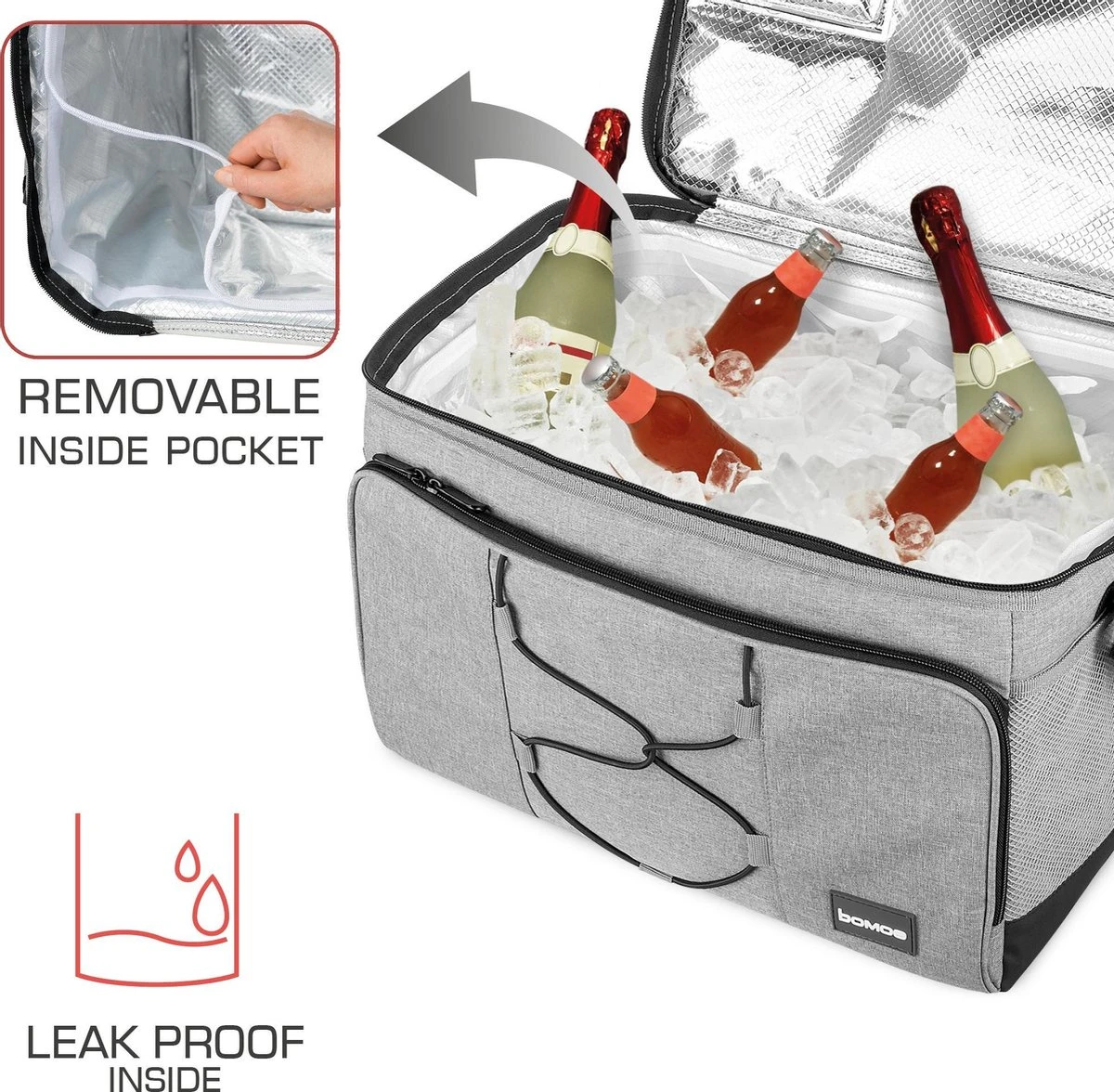 Bomoe Opvouwbare Koeltas IceBreezer KT43 - Koelbox Voor Onderweg - 43x32x28 Cm - 45 Liter - Picknicktas Perfect Voor Barbecues Of Festivals 3 Bomoe Opvouwbare Koeltas IceBreezer KT43 - Koelbox Voor Onderweg - 43x32x28 Cm - 45 Liter - Picknicktas Perfect Voor Barbecues Of Festivals - Afbeelding 3