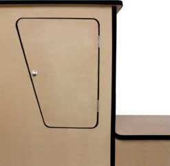 Camper Keuken MDF - Linkerkant EU - Inclusief Kledingstang + Wijnrek - Onbewerkt - Inbouw Kasten Inrichting Kampeerauto Caravan -Campingwinkels 1200x1176