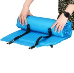 Springos Slaapmat | Zelfopblazend | 186 Cm | Inclusief Hoes & Hoofdkussen | Lichtblauw -Campingwinkels 1200x1176 8