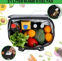 Brisby 4 Laags Geïsoleerde Koeltas - Boodschappentas 21 Liter - Zwart 11 Brisby 4 Laags Geïsoleerde Koeltas - Boodschappentas 21 Liter - Zwart -Campingwinkels 1200x1180 15