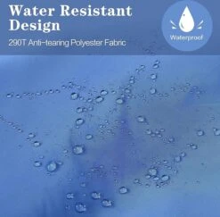 HikeMeister ® Mummy Slaapzak Kamperen Blauw Ca. 220 X 75 Cm Met Draagtas -Campingwinkels 1200x1180 2