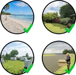 In Round Strandstoel Met Opbergtas – Opvouwbaar / Inklapbaar – Blauw – Campingstoel – Vouwstoel – Visstoel – Strand Stoel / Stoelen – Lichtgewicht Kampeerstoel – Beach Chair – Voor Volwassenen – Outdoor – Camping -Campingwinkels 1200x1181