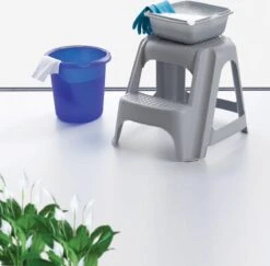 Curver One Step Opstapje Krukje - Lichtgrijs -Campingwinkels 1200x1181 3