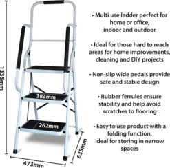 Aidapt Opstapkruk Met Leuning - 3 Treden 9 Aidapt Opstapkruk Met Leuning - 3 Treden -Campingwinkels 1200x1182 14