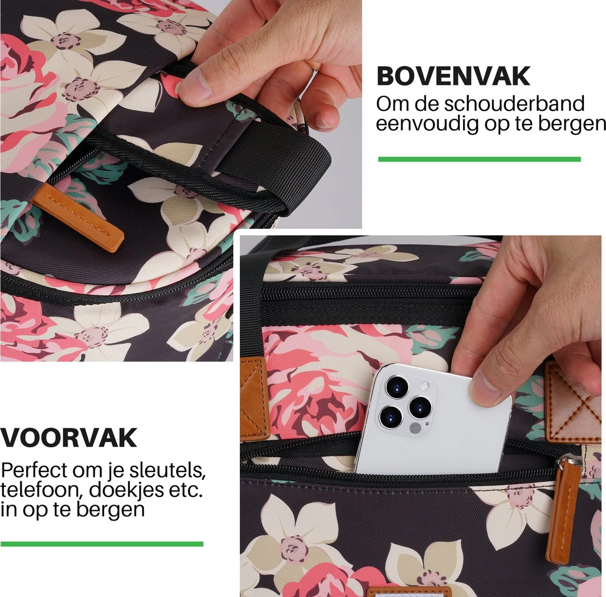 Brisby 4 Laags Geïsoleerde Koeltas - Boodschappentas 21 Liter - Bloemetjes 7 Brisby 4 Laags Geïsoleerde Koeltas - Boodschappentas 21 Liter - Bloemetjes - Image 7