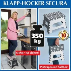 WENKO Secura Opklapbaar Krukje, Belastbaar Tot 350 Kg -Campingwinkels 1200x1184 6