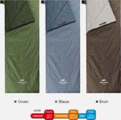 Naturehike® Slaapzak - Lichtgewicht - 190*75cm - Compact - Waterdicht - 3 Seizoenen Slaapzak Lente, Zomer & Herfst - Outdoor - Slaapzakken Volwassen & Kinderen -Campingwinkels 1200x1186 6