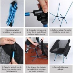 Lopoleis® Campingstoel – Campingstoel Opvouwbaar – Visstoel – Vouwstoel – Strandstoel – Inklapbaar – Lichtgewicht – Outdoor Stoel - Hoge Rugleuning -Campingwinkels 1200x1190 1