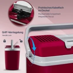 Tillvex- Koelbox, Coolbox, 24 Liter, Rood -Campingwinkels 1200x1190 18